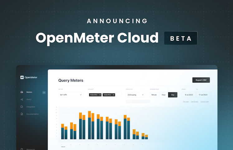 Launching the OpenMeter Cloud Beta