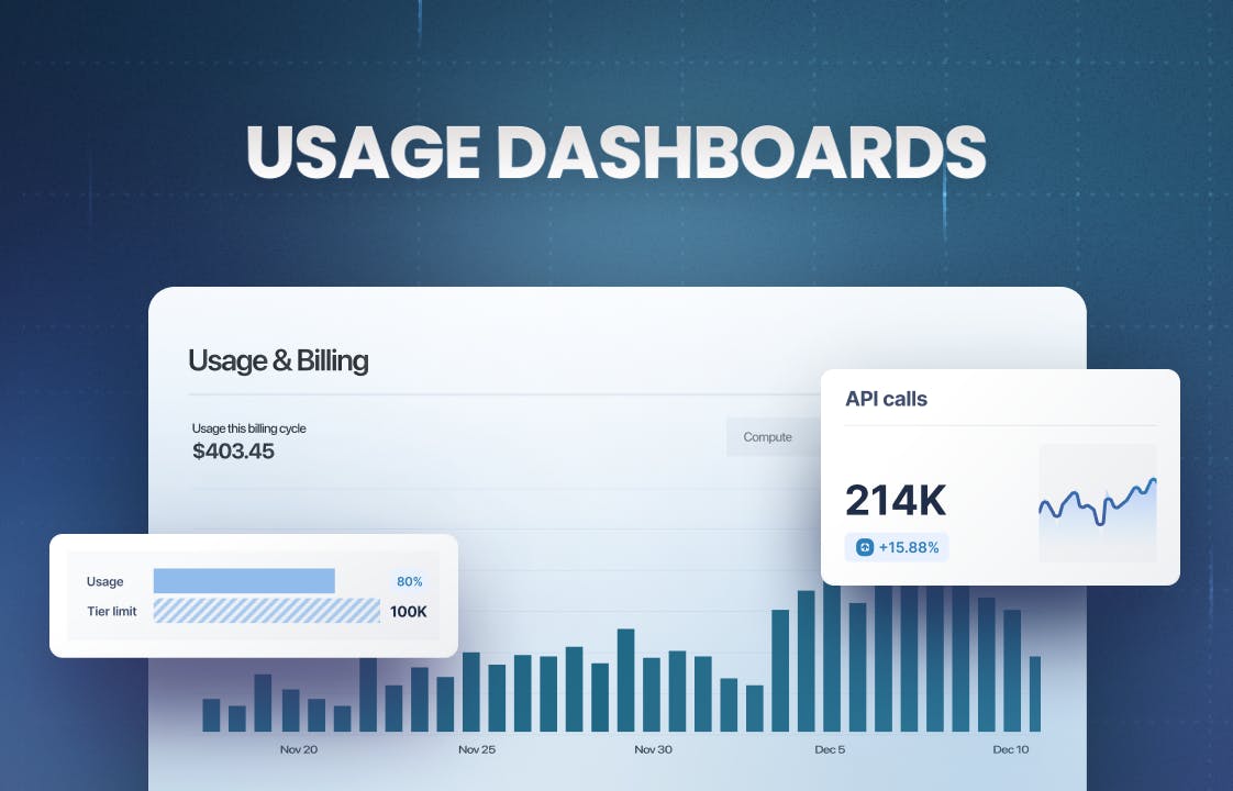 What makes a great usage dashboard?