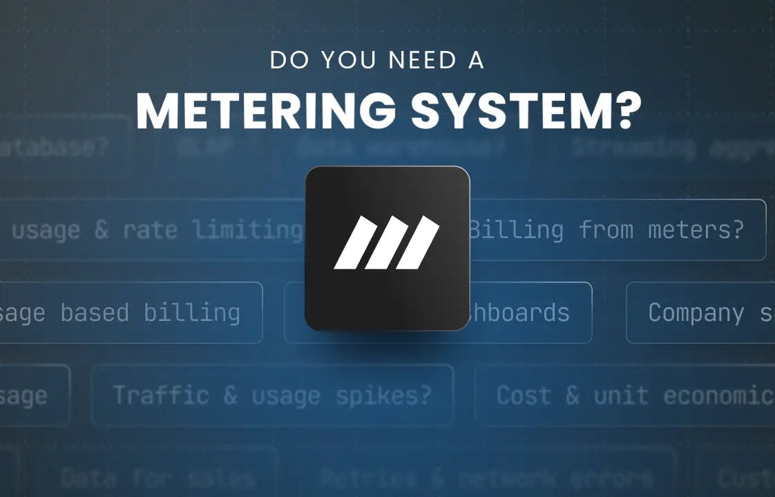 Do you need a metering system?